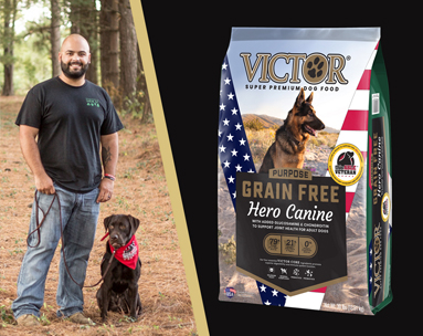 Victor dog outlet food hero canine